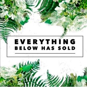 Everything Below has sold or has been donated